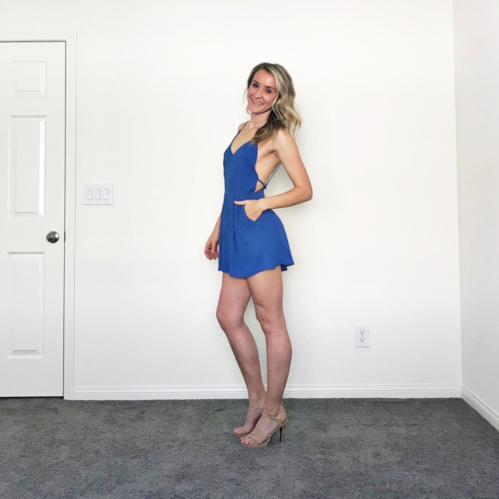Lush Small Blue Romper